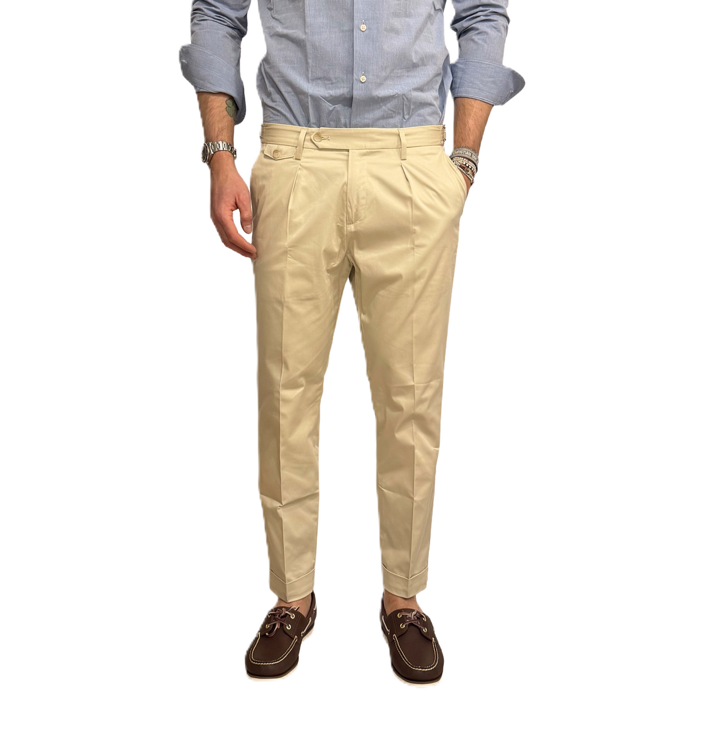 Pantalone sartoriale Paul Miranda puro cotone
