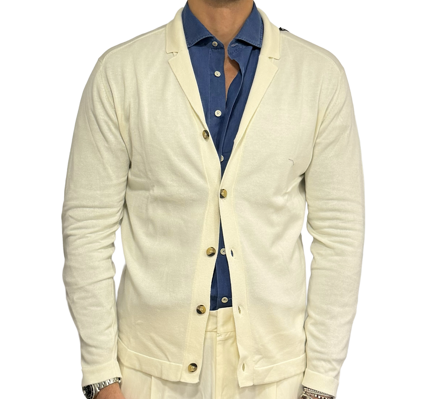 Giacca in maglia in cotone