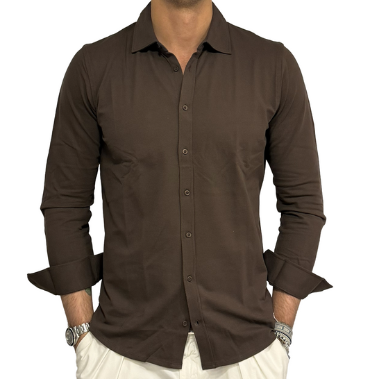 Polo camicia in piquet