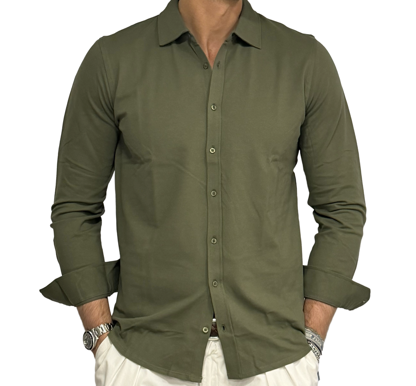 Polo camicia in piquet