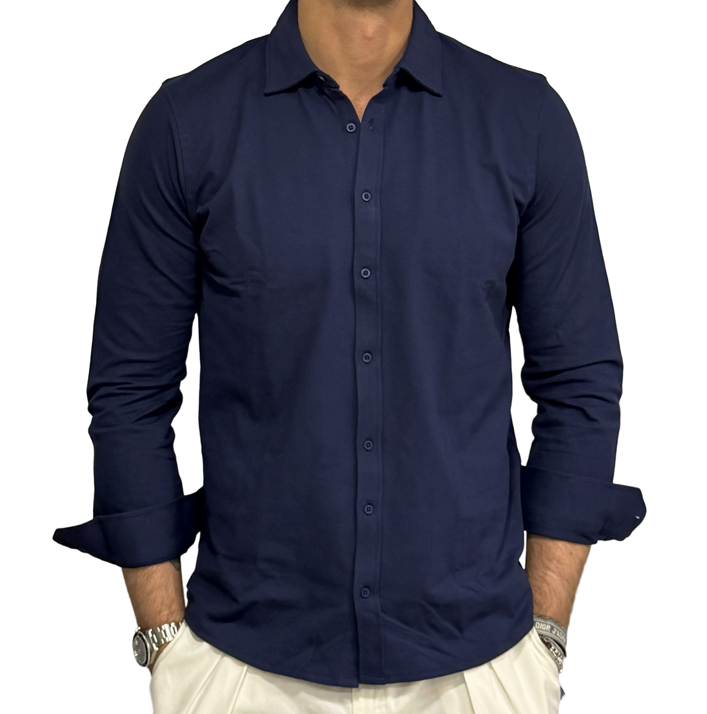 Polo camicia in piquet