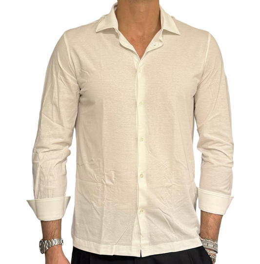 Polo camicia fresh cotton in filo di Scozia