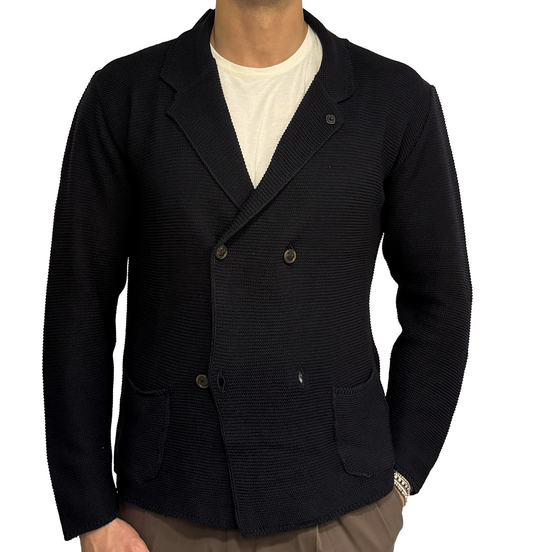 Giacca in maglia Outfit doppio petto