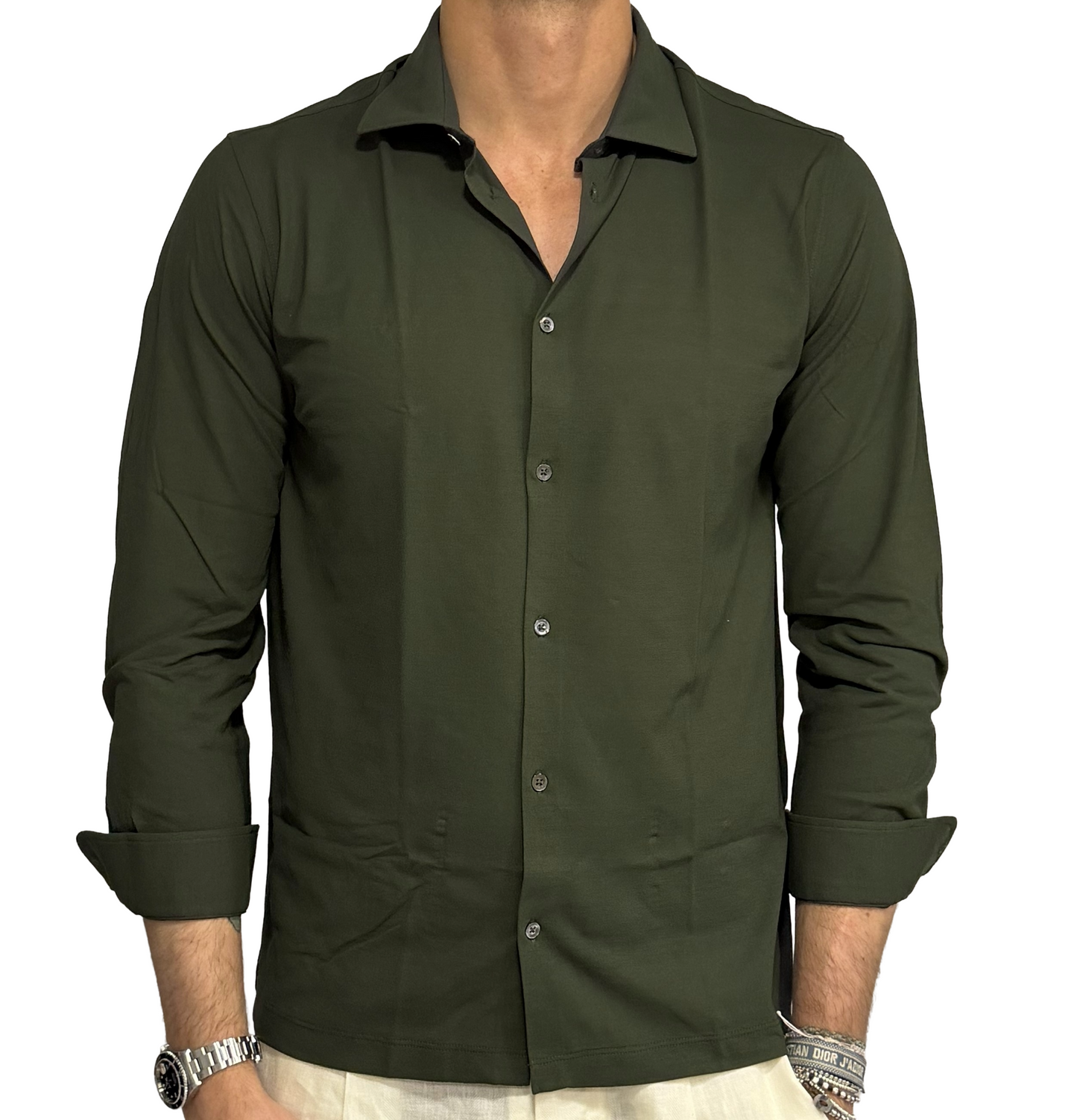 Polo camicia fresh cotton in filo di Scozia