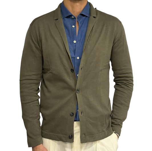 Giacca in maglia in cotone