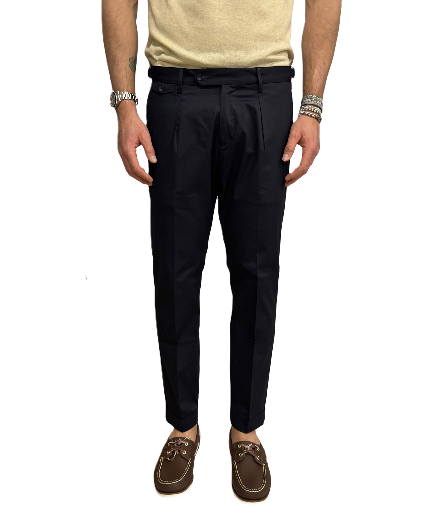 Pantalone sartoriale Paul Miranda puro cotone
