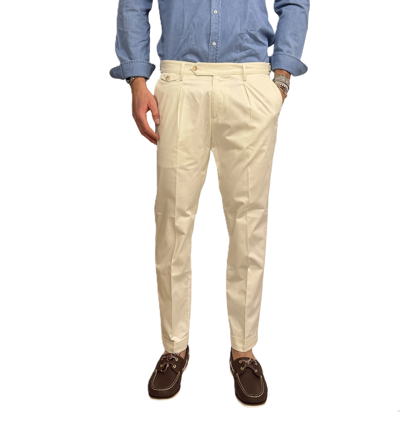 Pantalone sartoriale Paul Miranda puro cotone