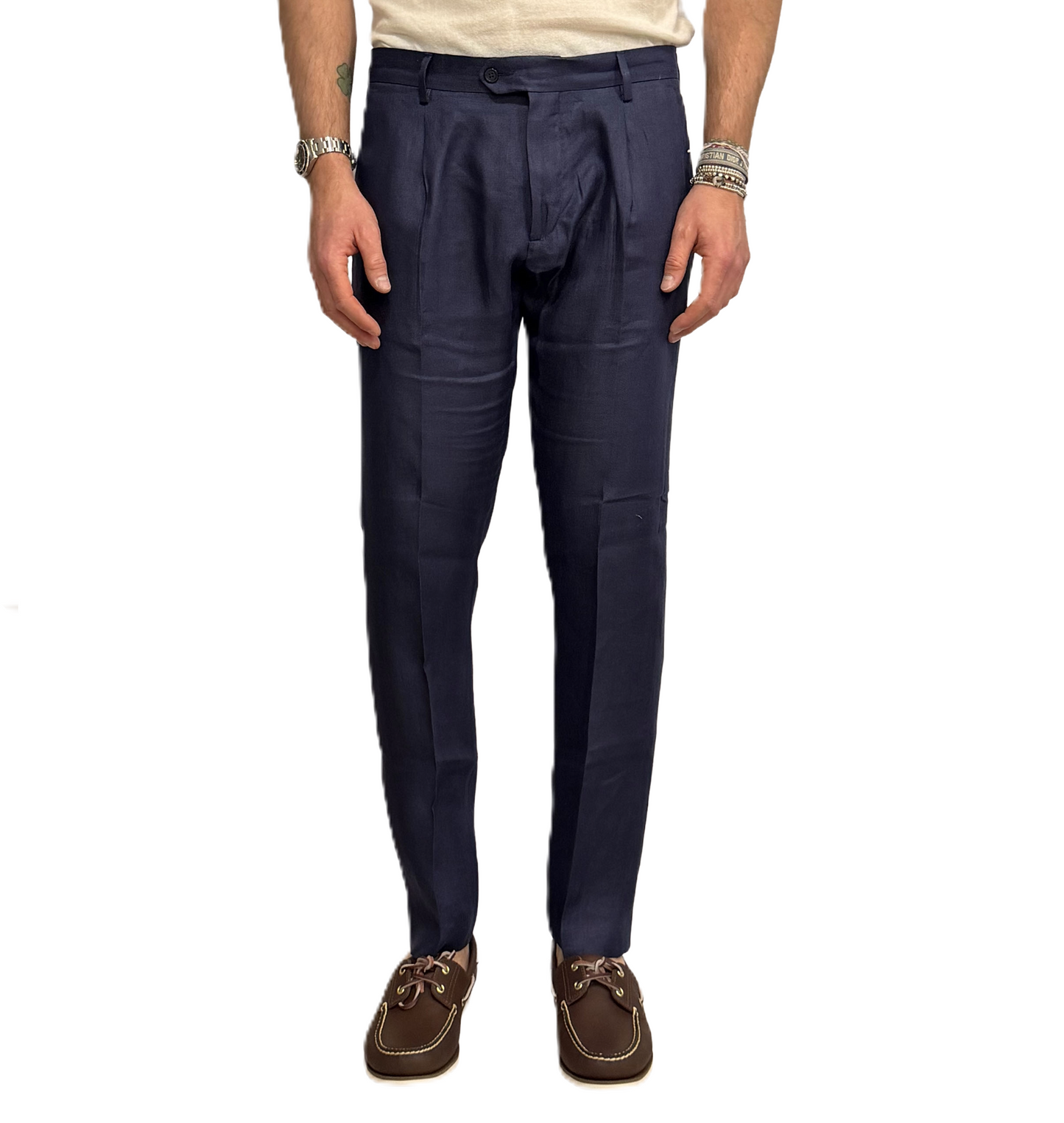 Pantalone Paul Miranda puro lino