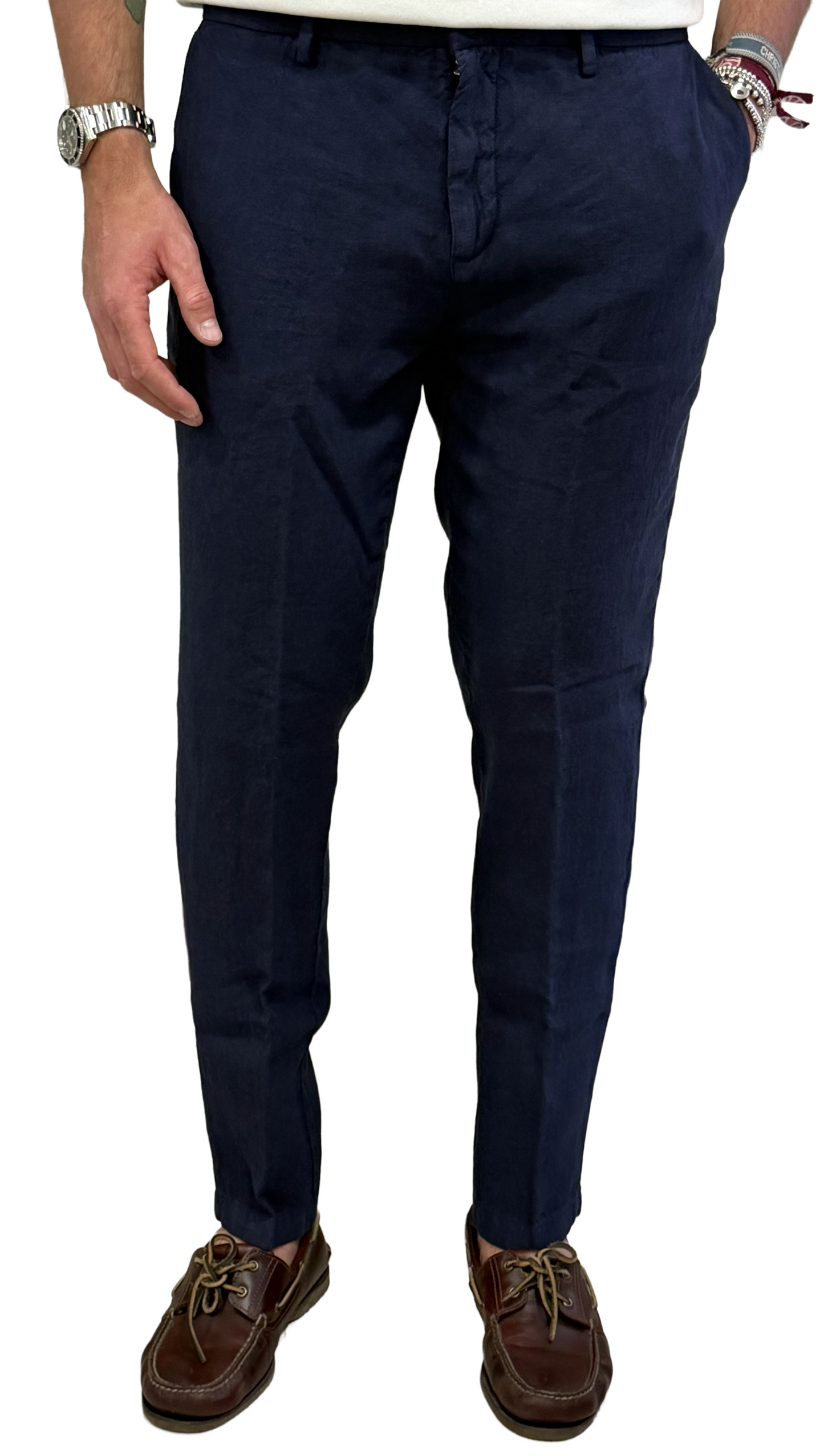 Pantalone puro lino
