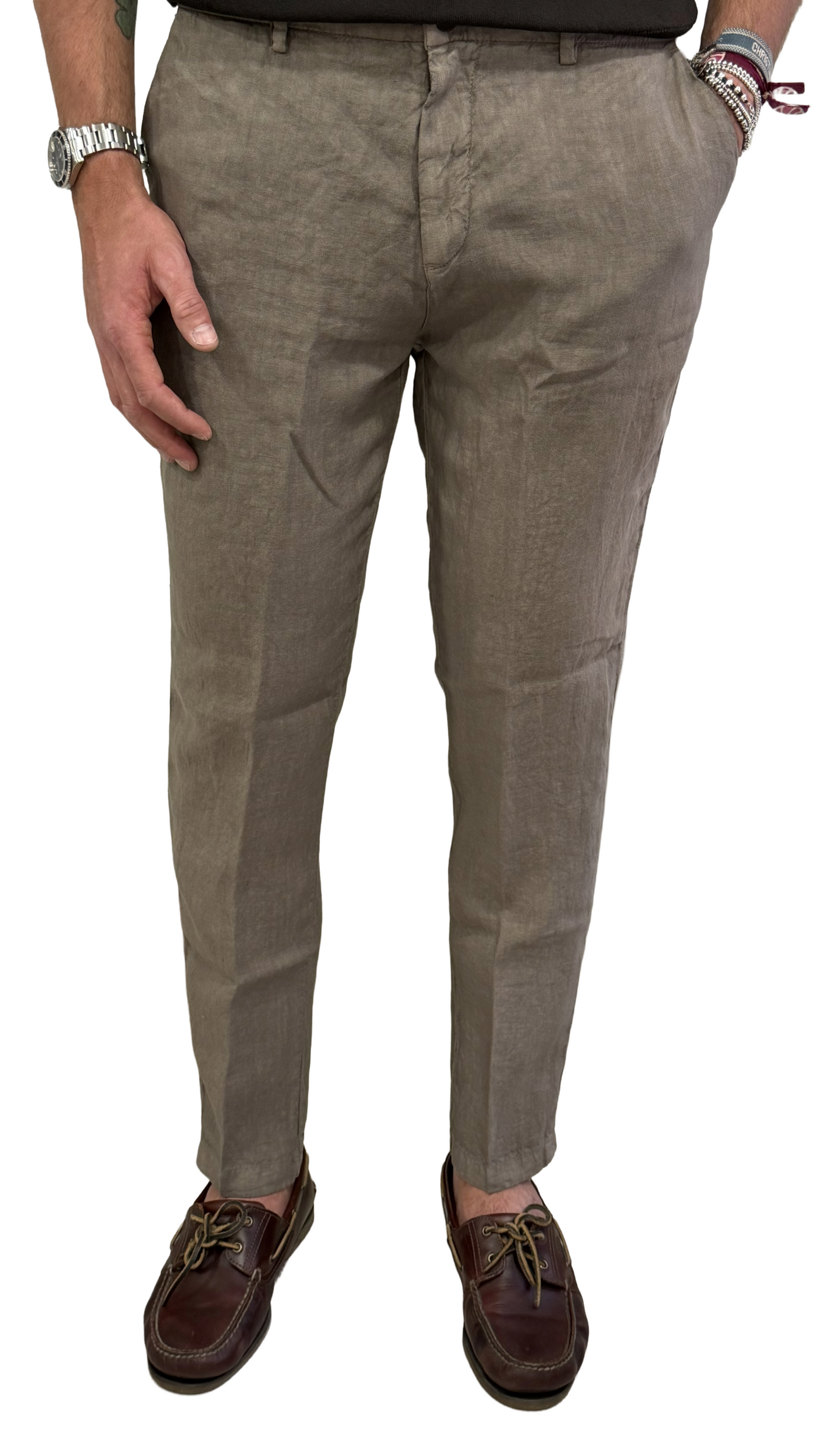 Pantalone puro lino