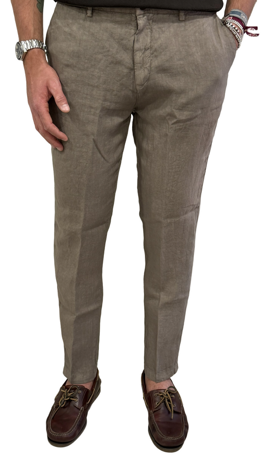 Pantalone puro lino