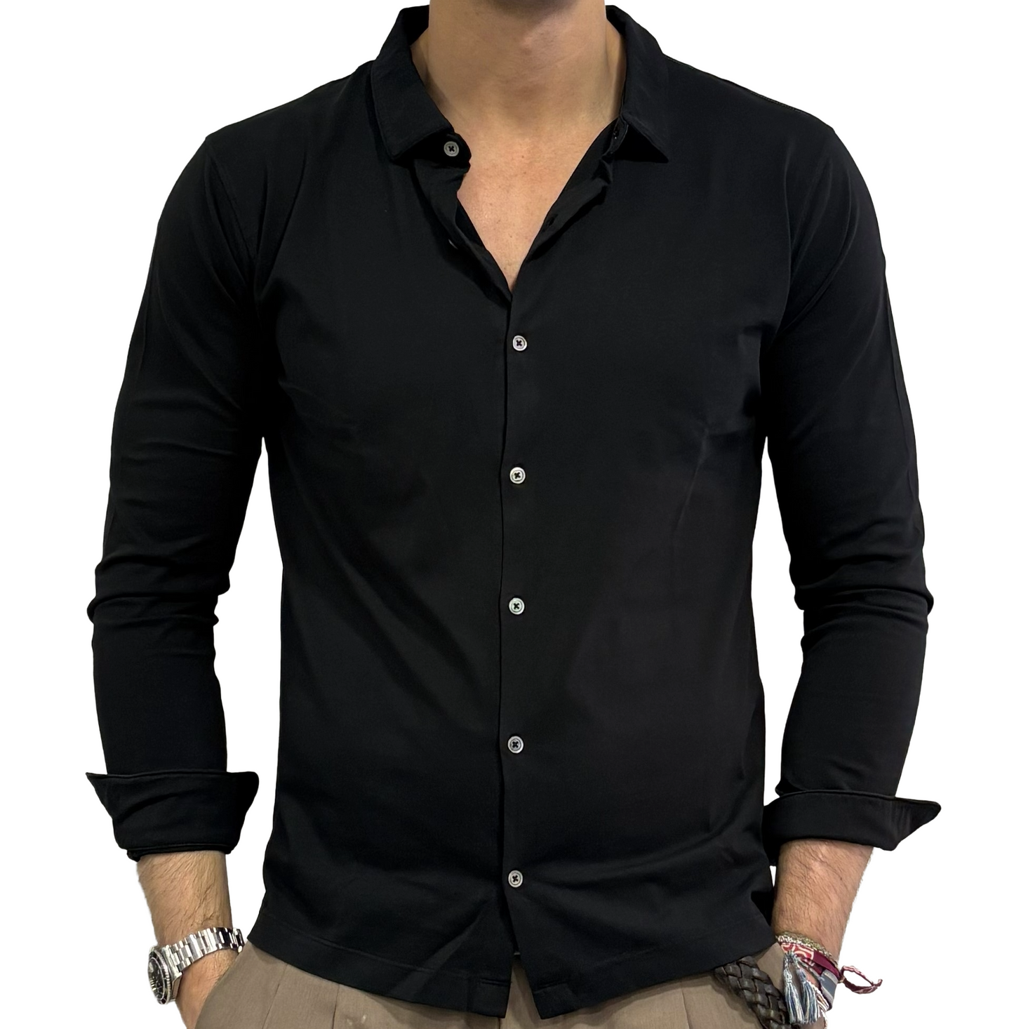 Polo camicia Homeward in jersey