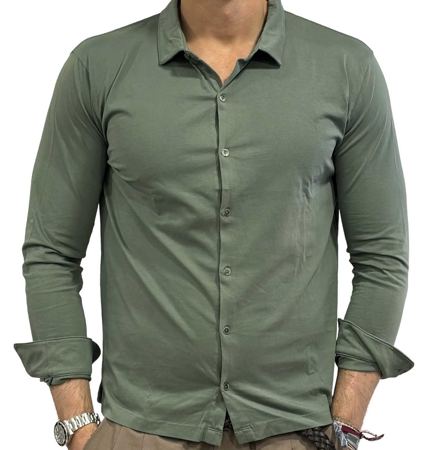 Polo camicia Homeward in jersey