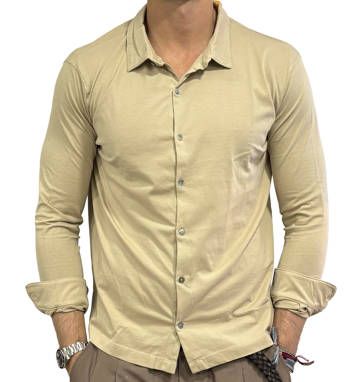 Polo camicia Homeward in jersey