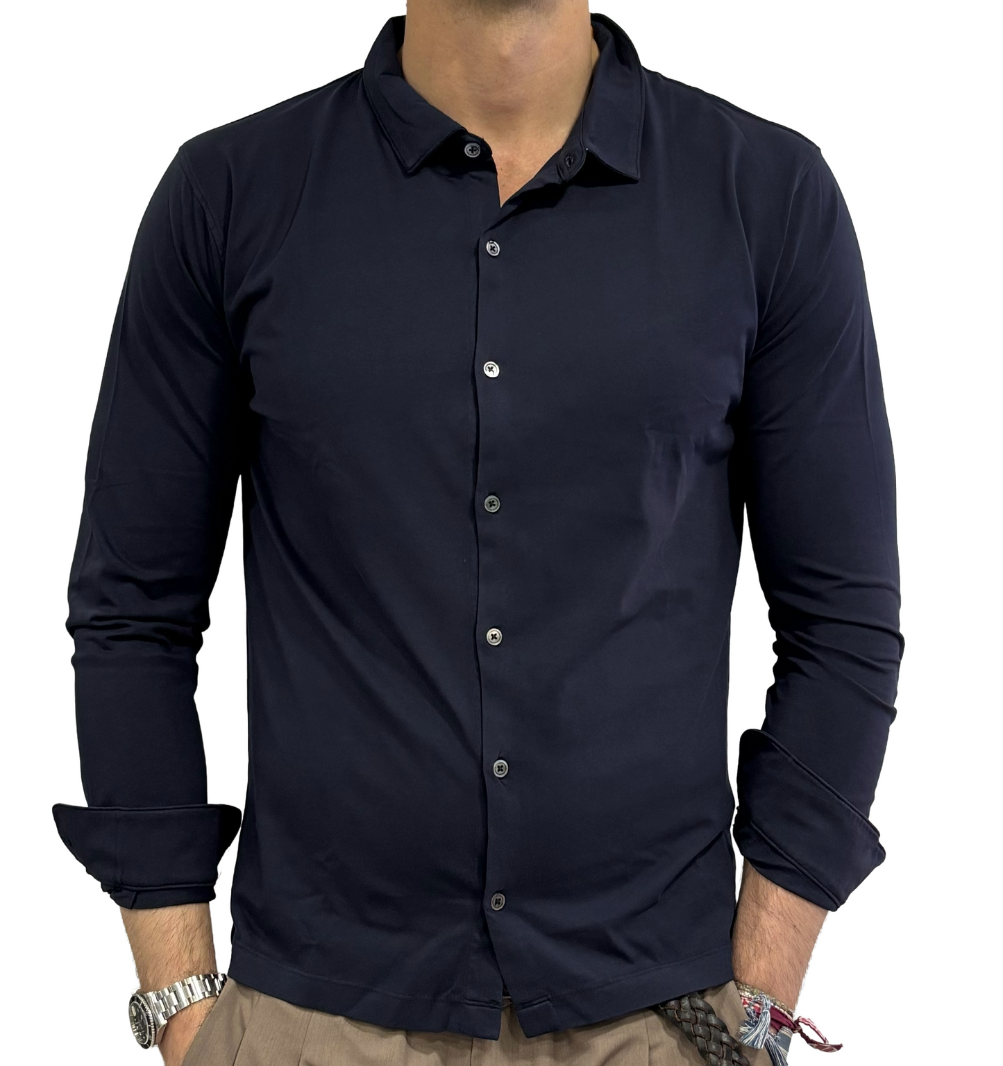 Polo camicia Homeward in jersey