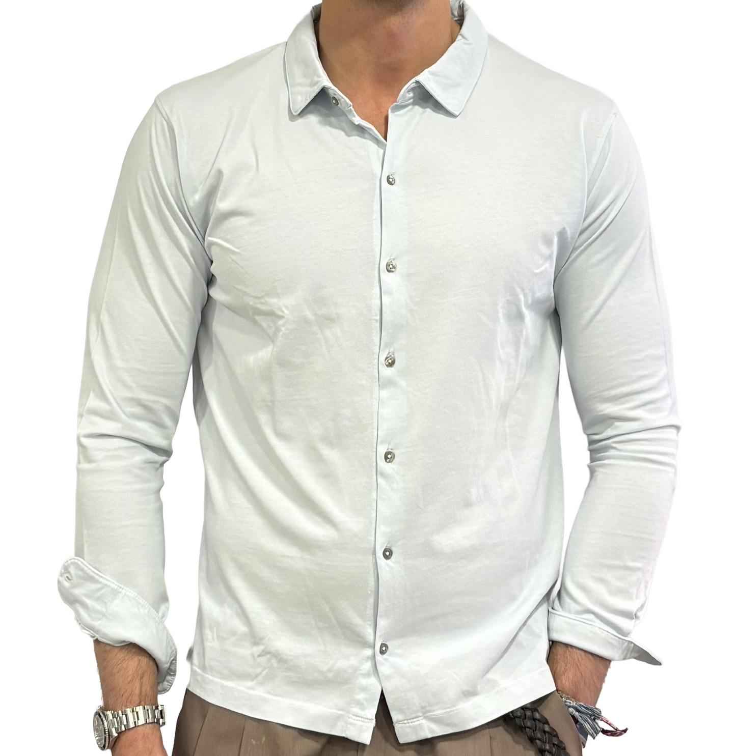 Polo camicia Homeward in jersey