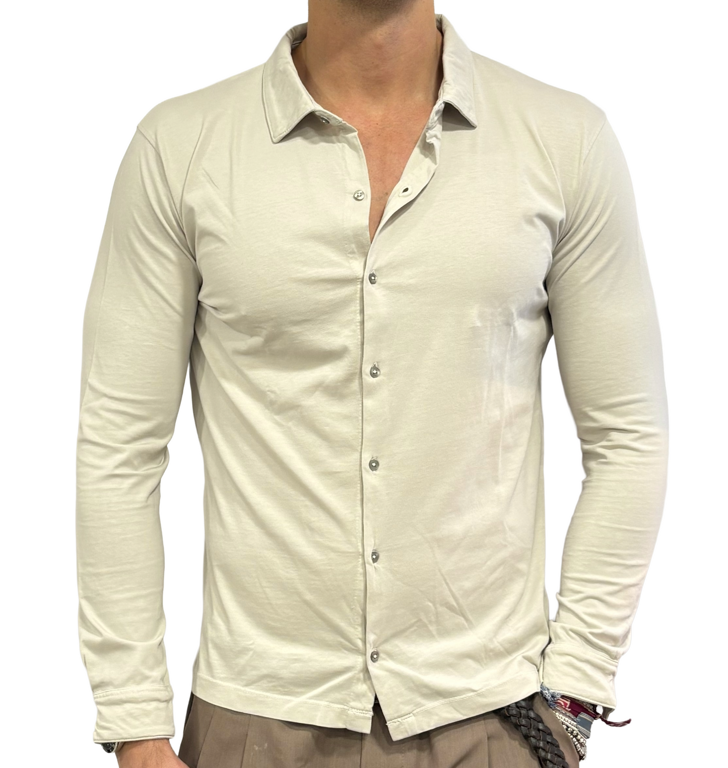 Polo camicia Homeward in jersey