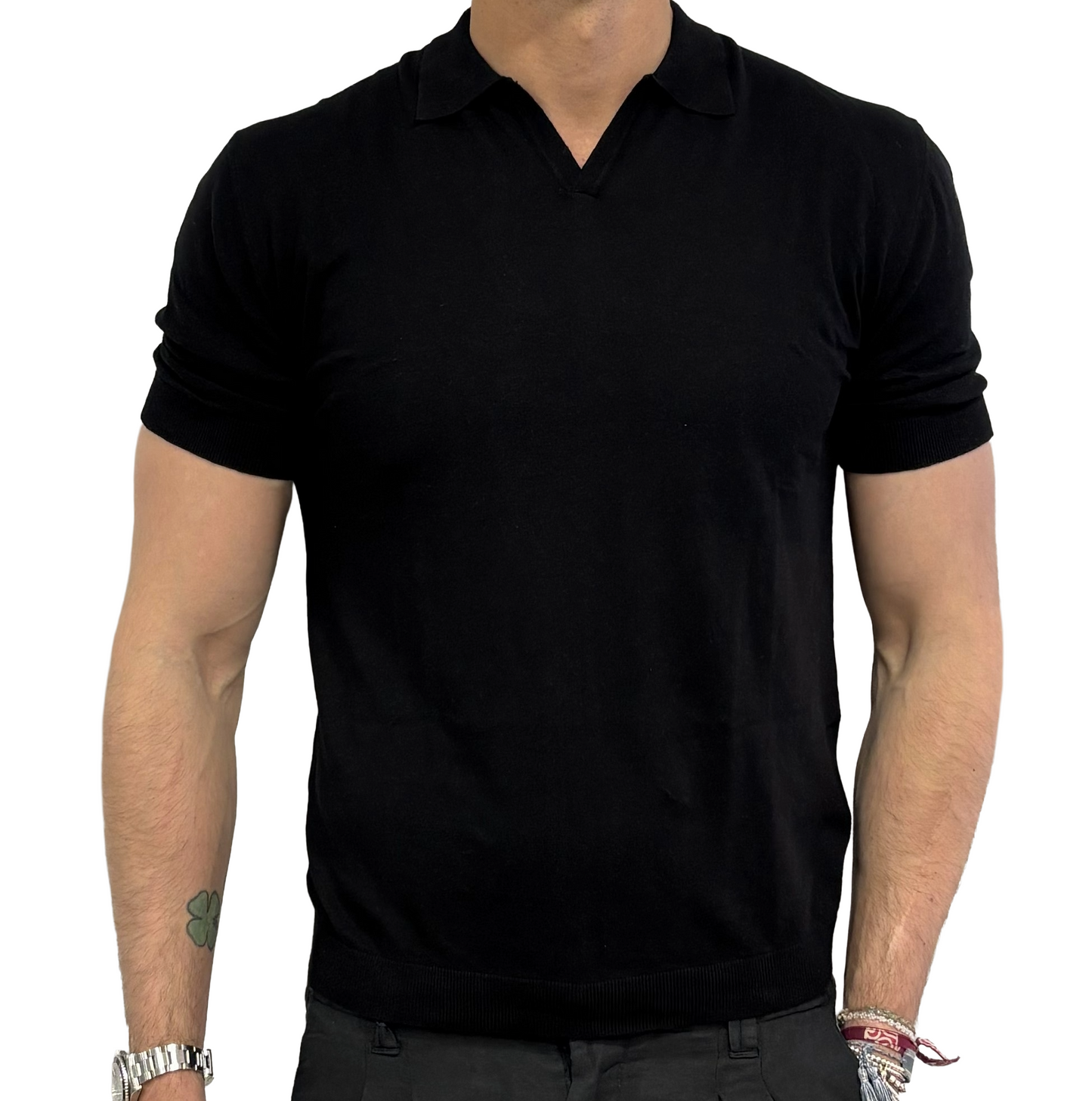 Polo in maglia lino e cotone Homeward