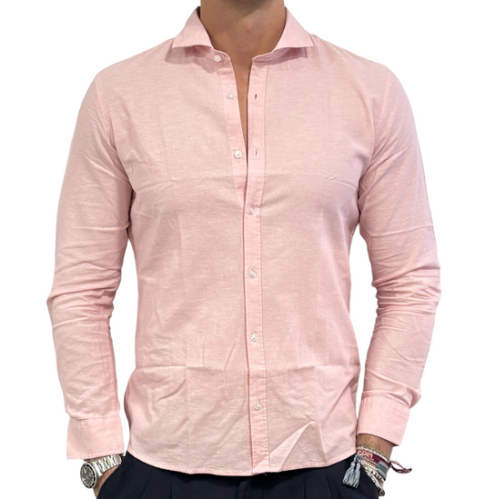 Camicia lino e cotone