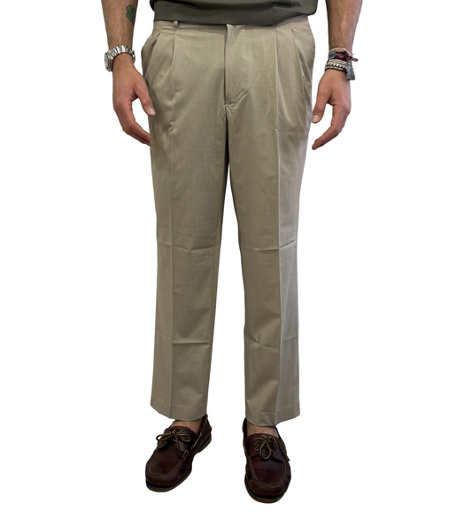 Pantalone Alley Docks doppia pence in viscosa