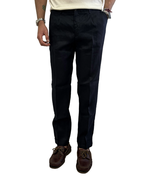 Pantalone puro lino