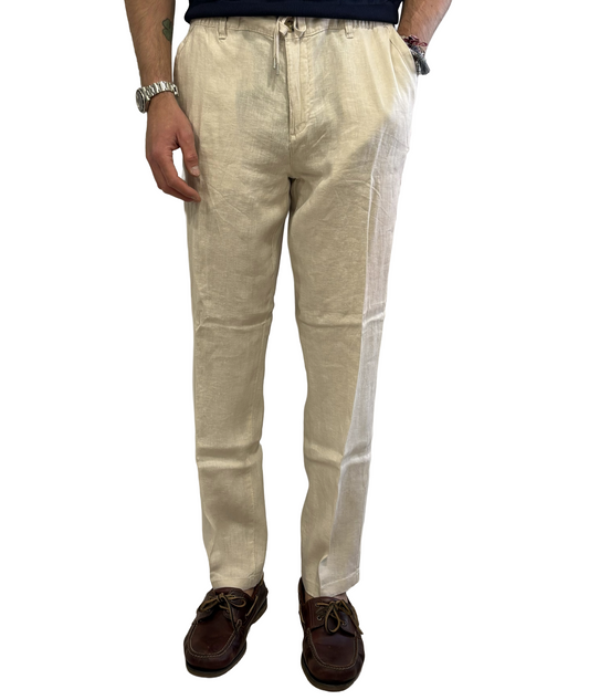 Pantalone puro lino