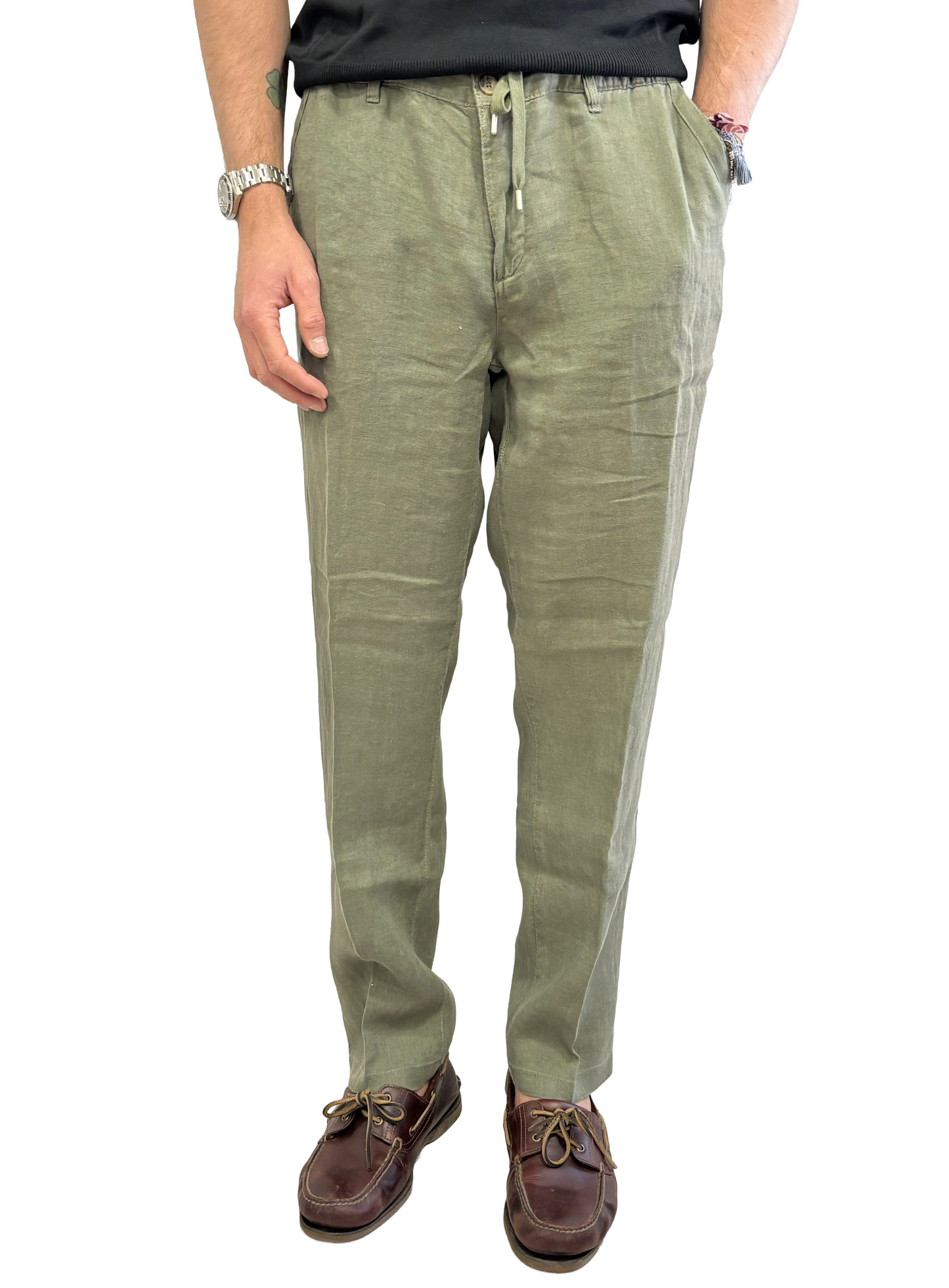 Pantalone puro lino