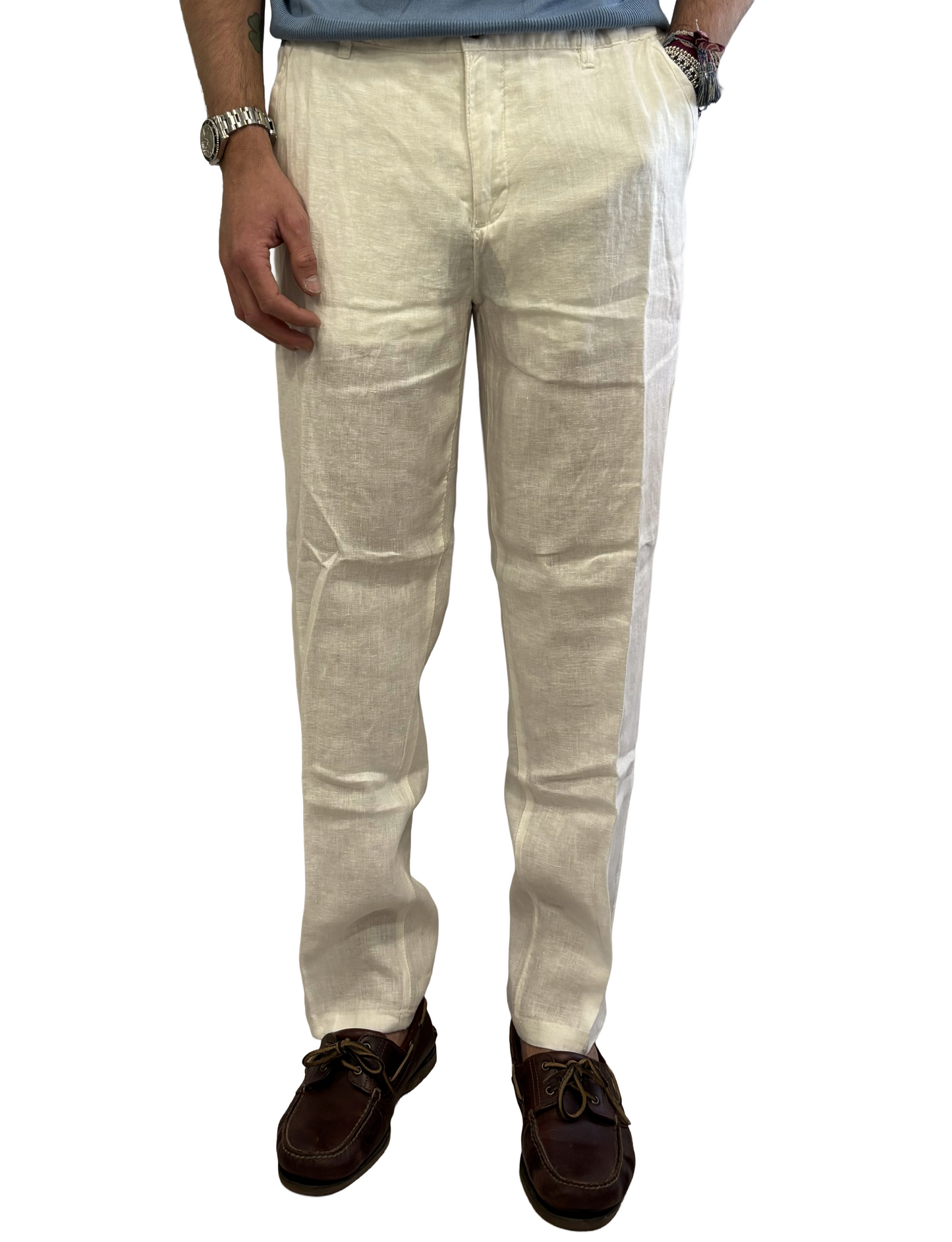 Pantalone puro lino