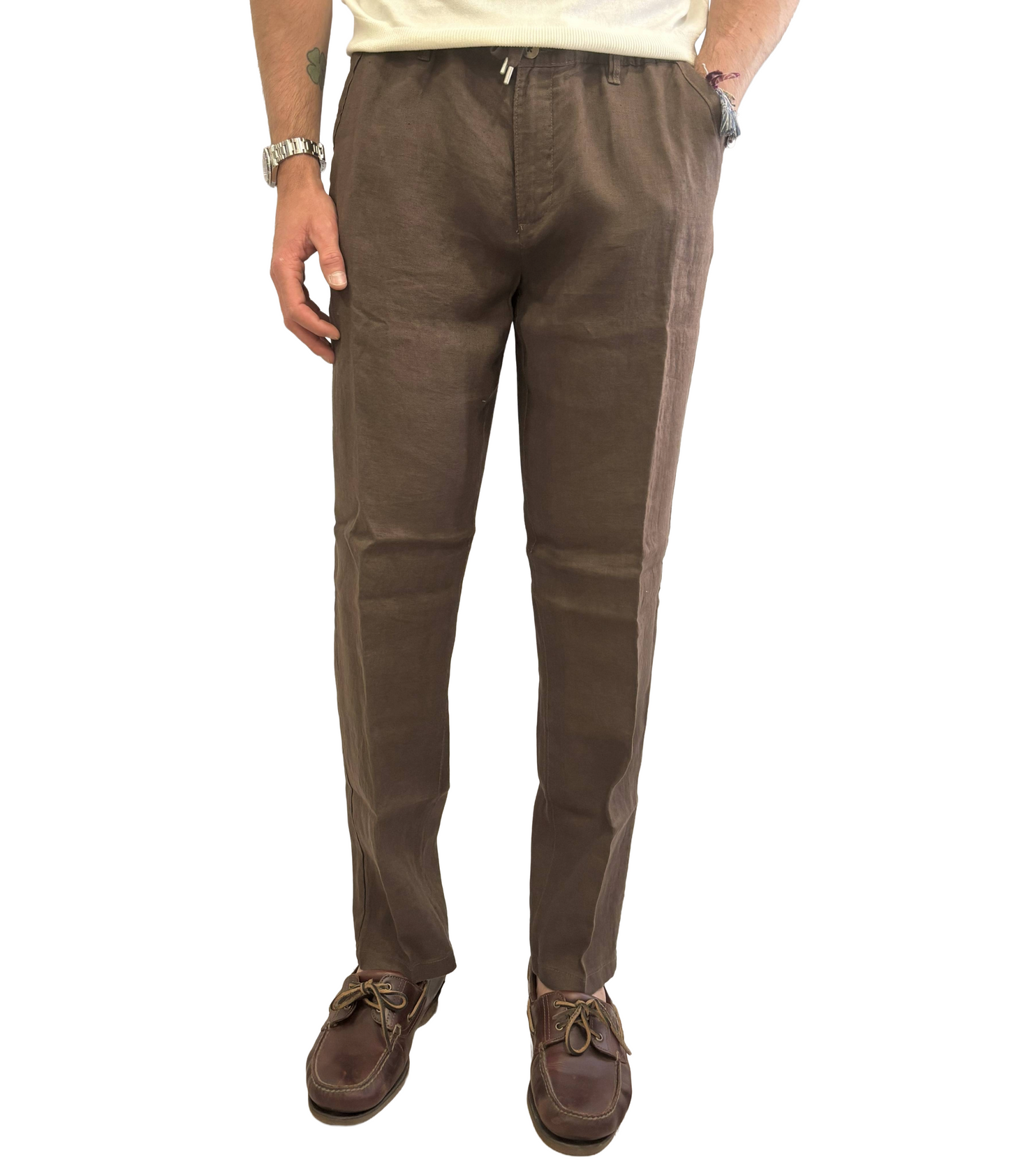 Pantalone puro lino