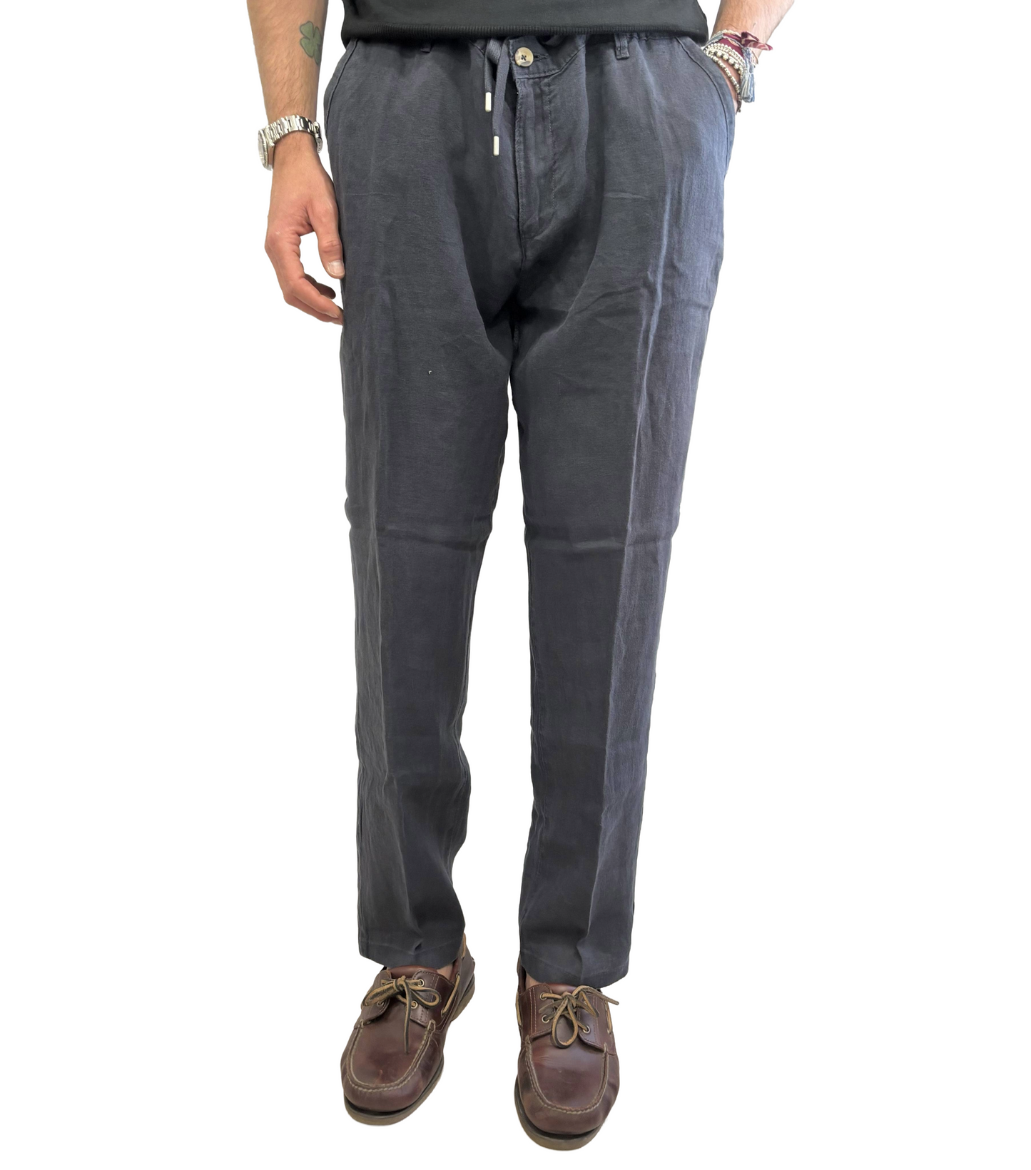 Pantalone puro lino