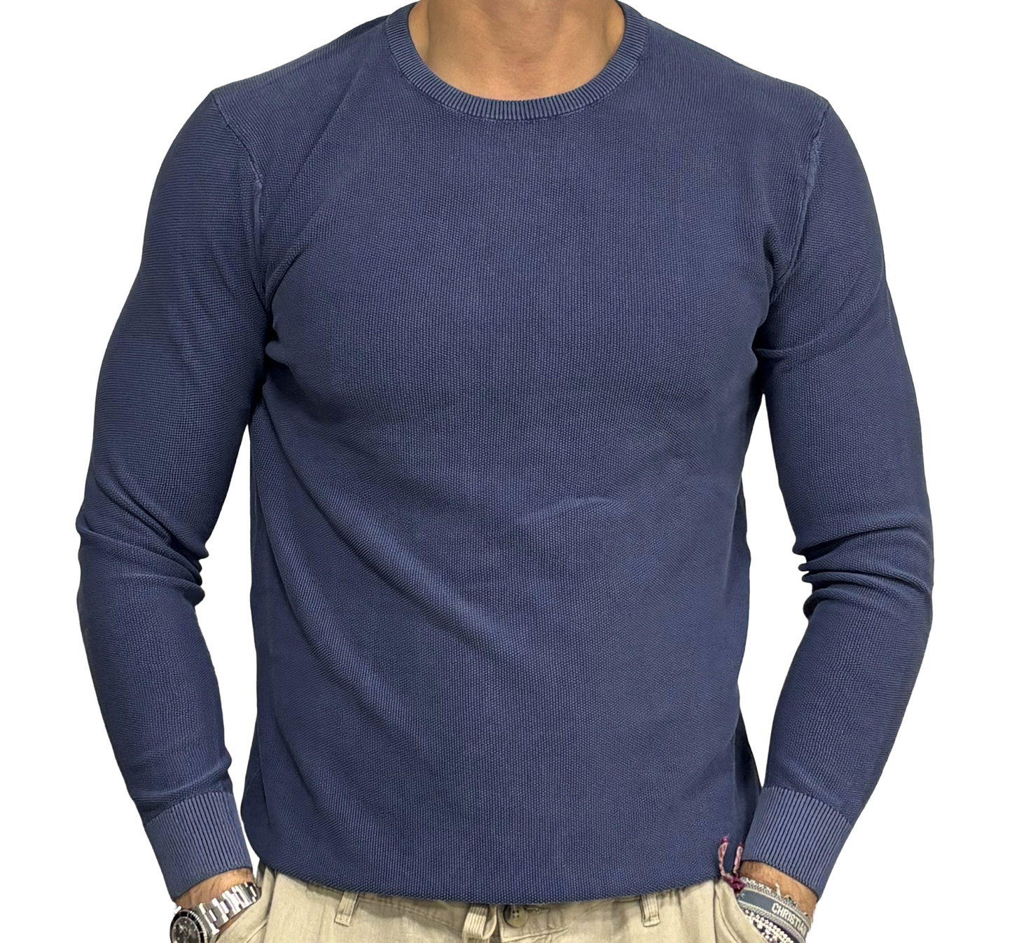 Maglia puro cotone in piquet