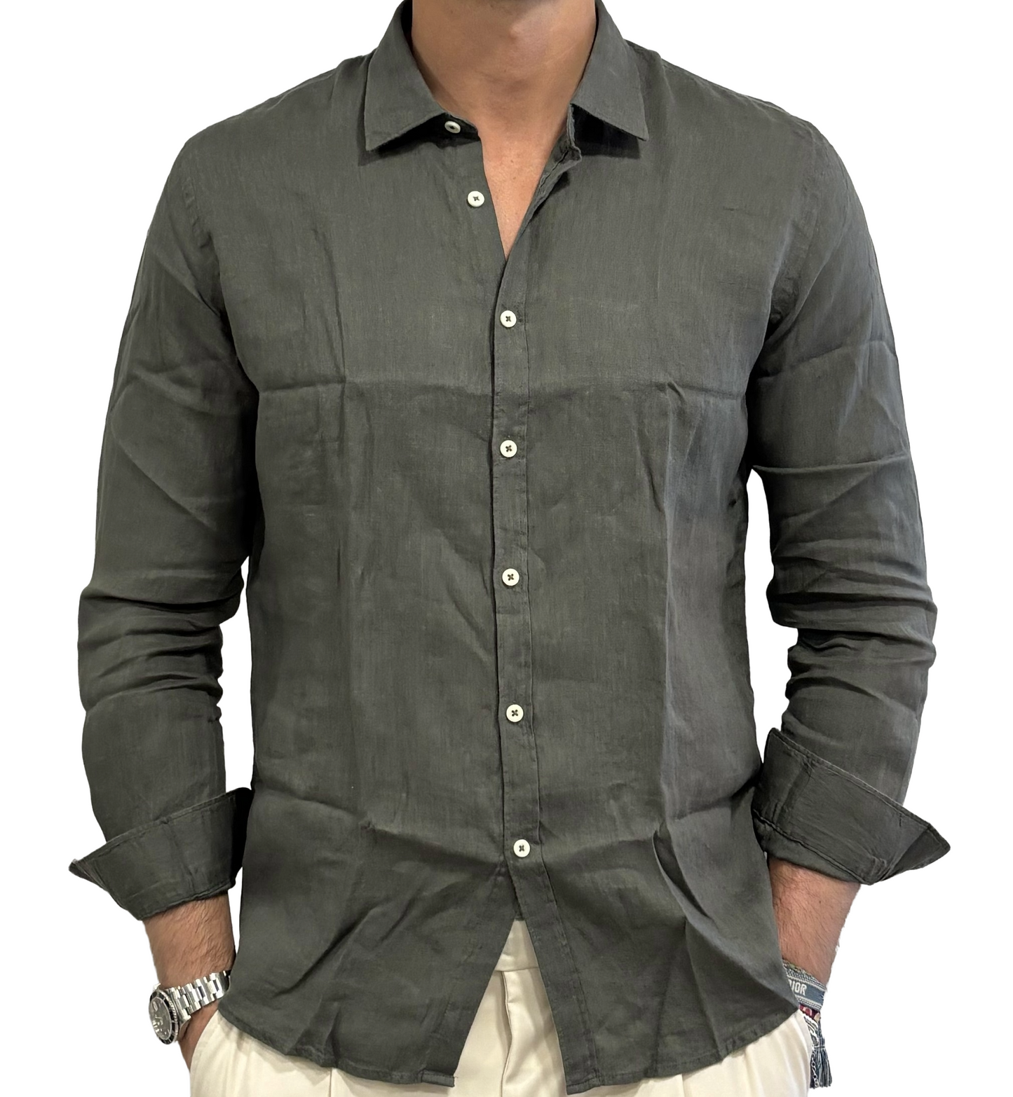 Camicia puro lino