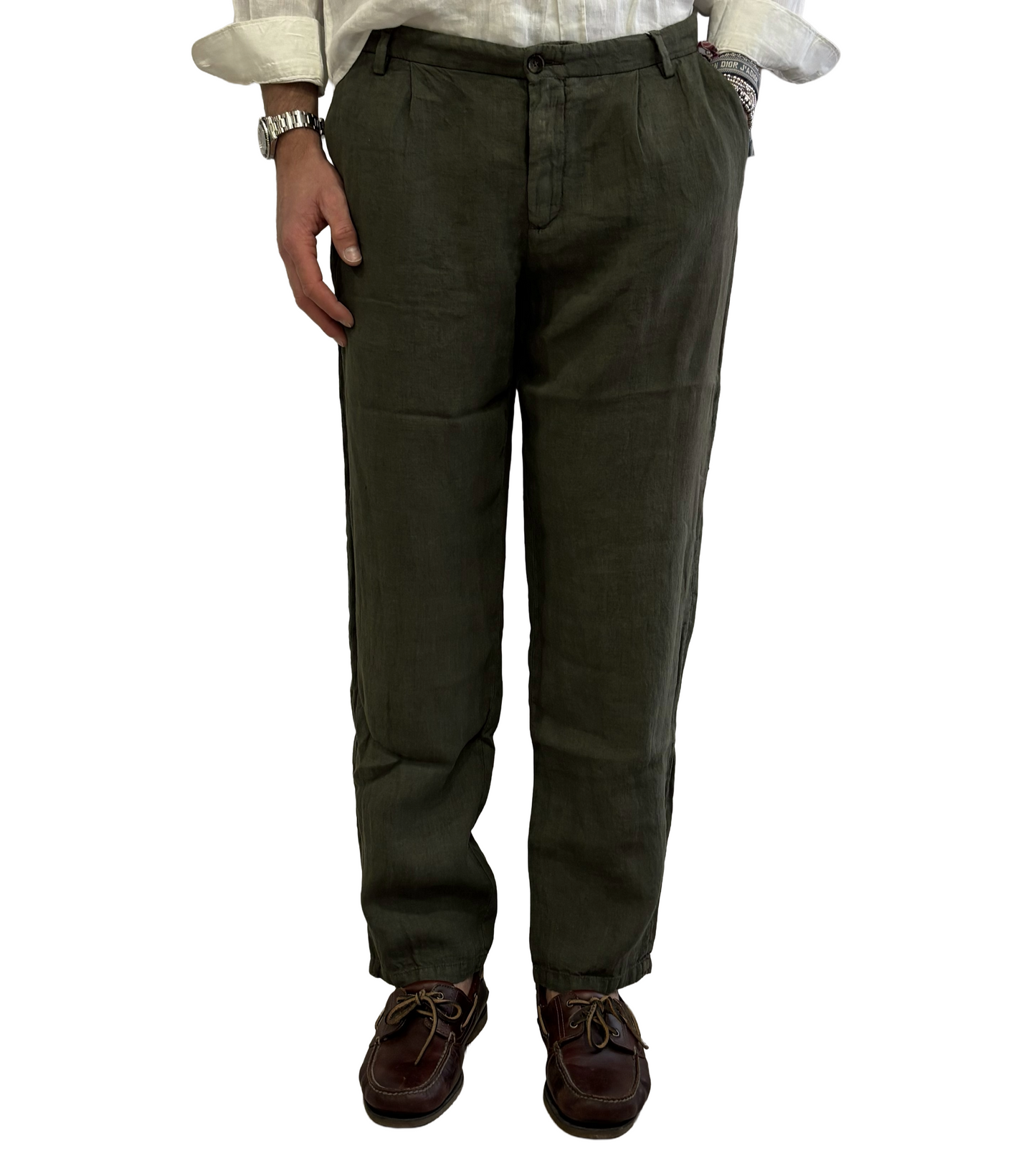 Pantalone puro lino Yan Simmon