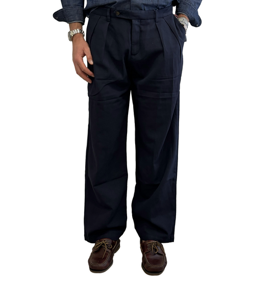 Pantalone over lino e cotone Yan Simmon