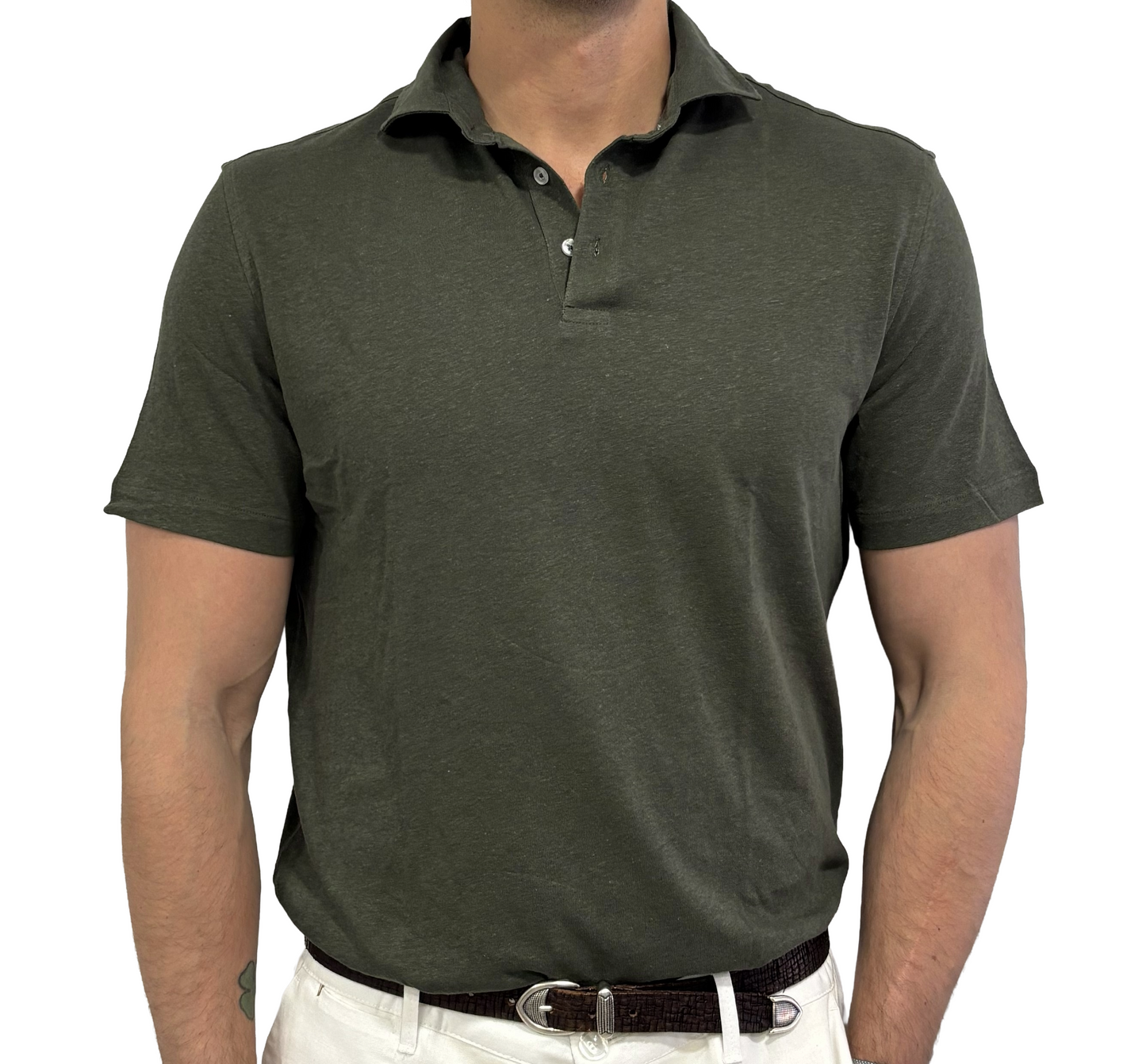 Polo canapa e cotone