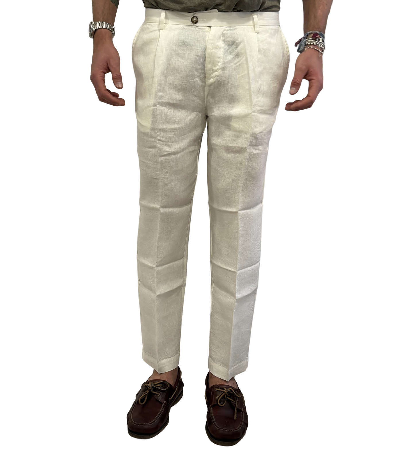Pantalone puro lino Peninsula