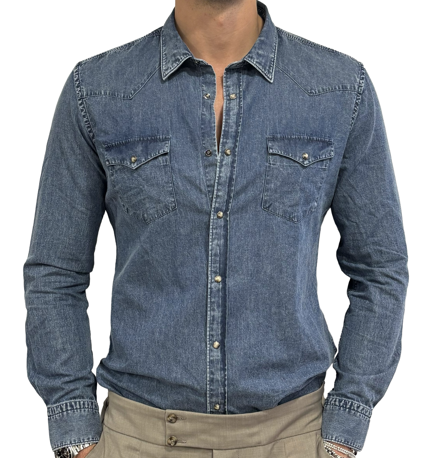 Camicia denim texana Alley Docks