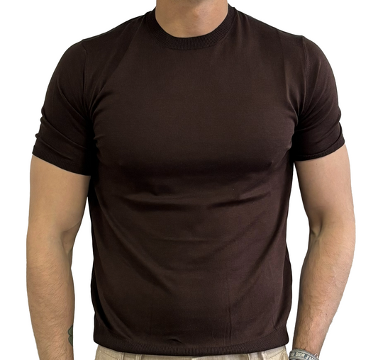 Maglia seta e cotone
