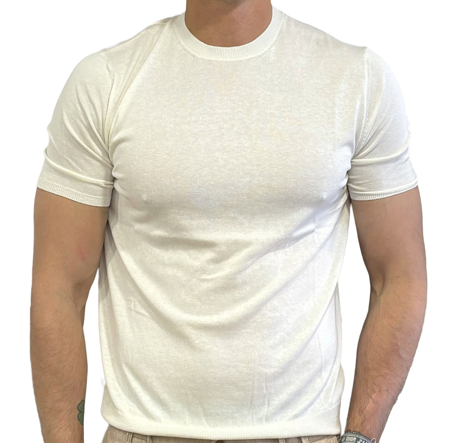 Maglia seta e cotone