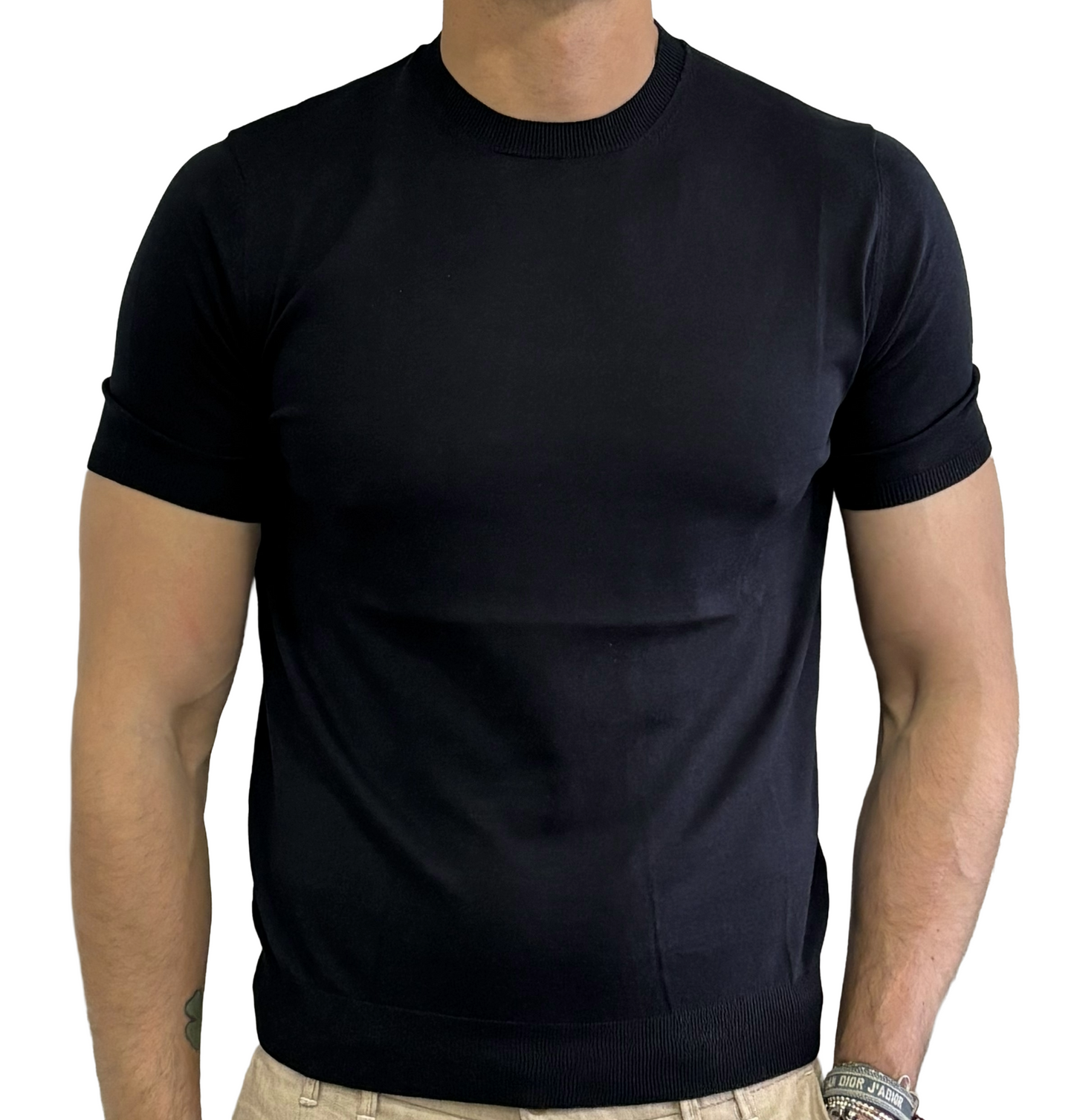 Maglia seta e cotone