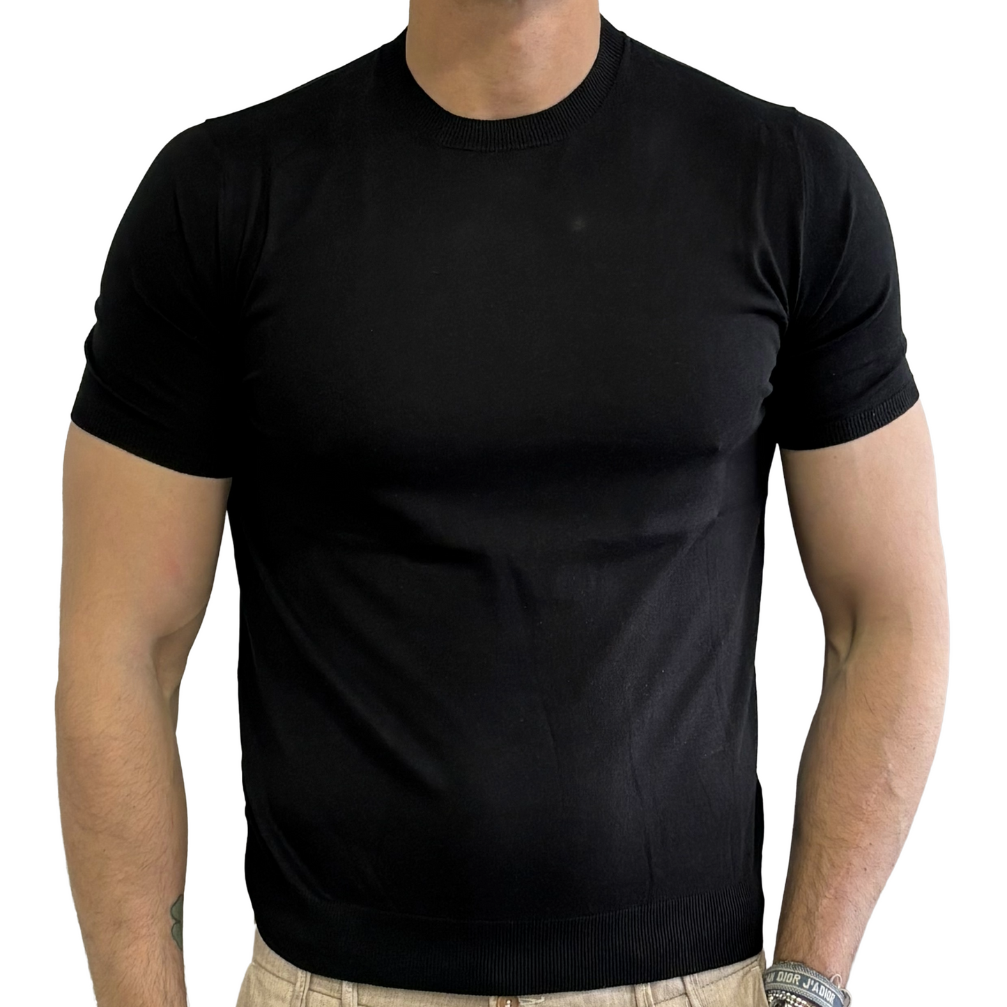 Maglia seta e cotone