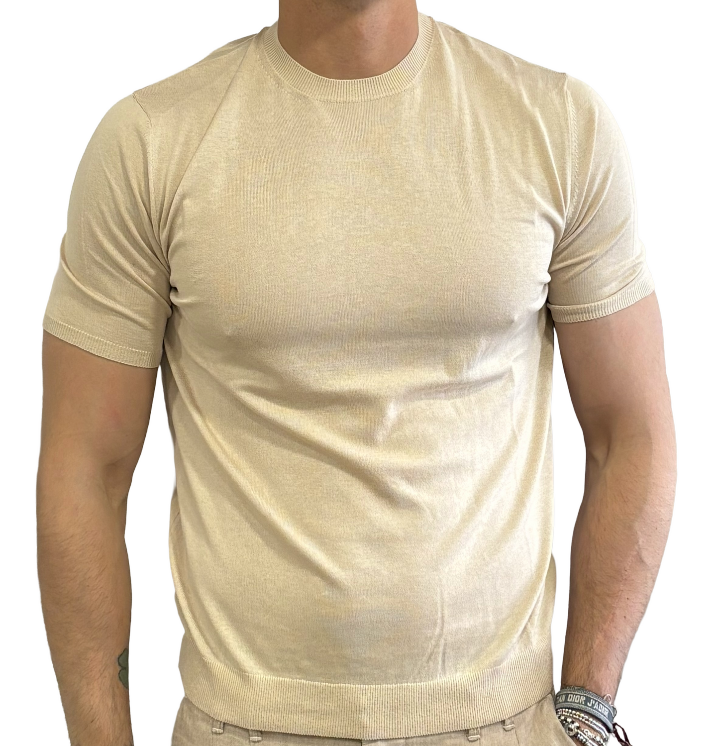 Maglia seta e cotone