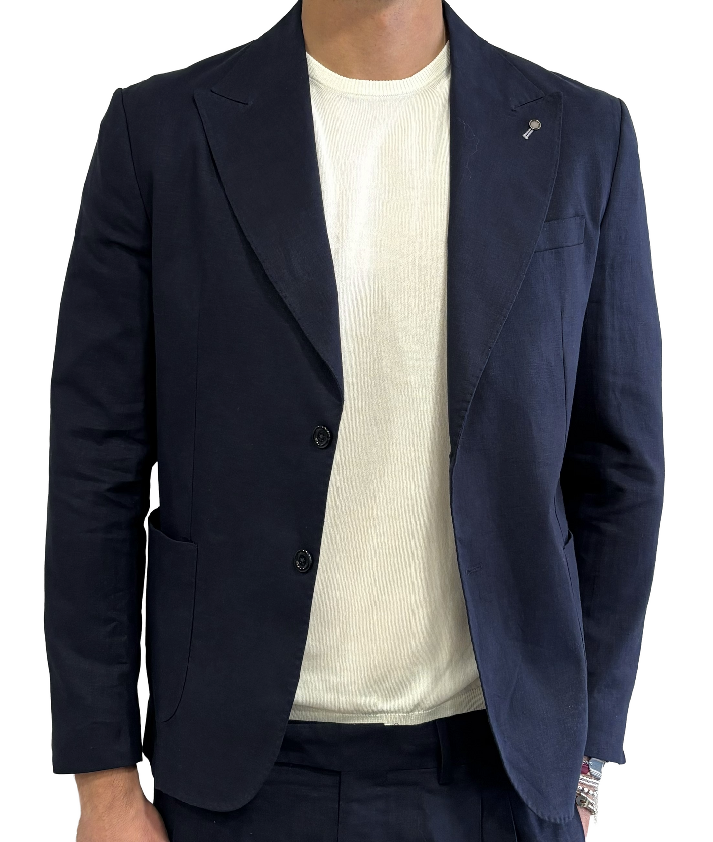 Giacca lino e cotone Paul Miranda