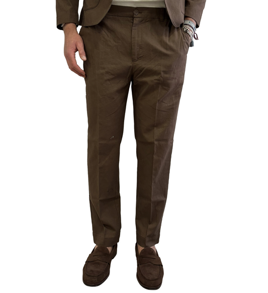 Pantalone lino e cotone