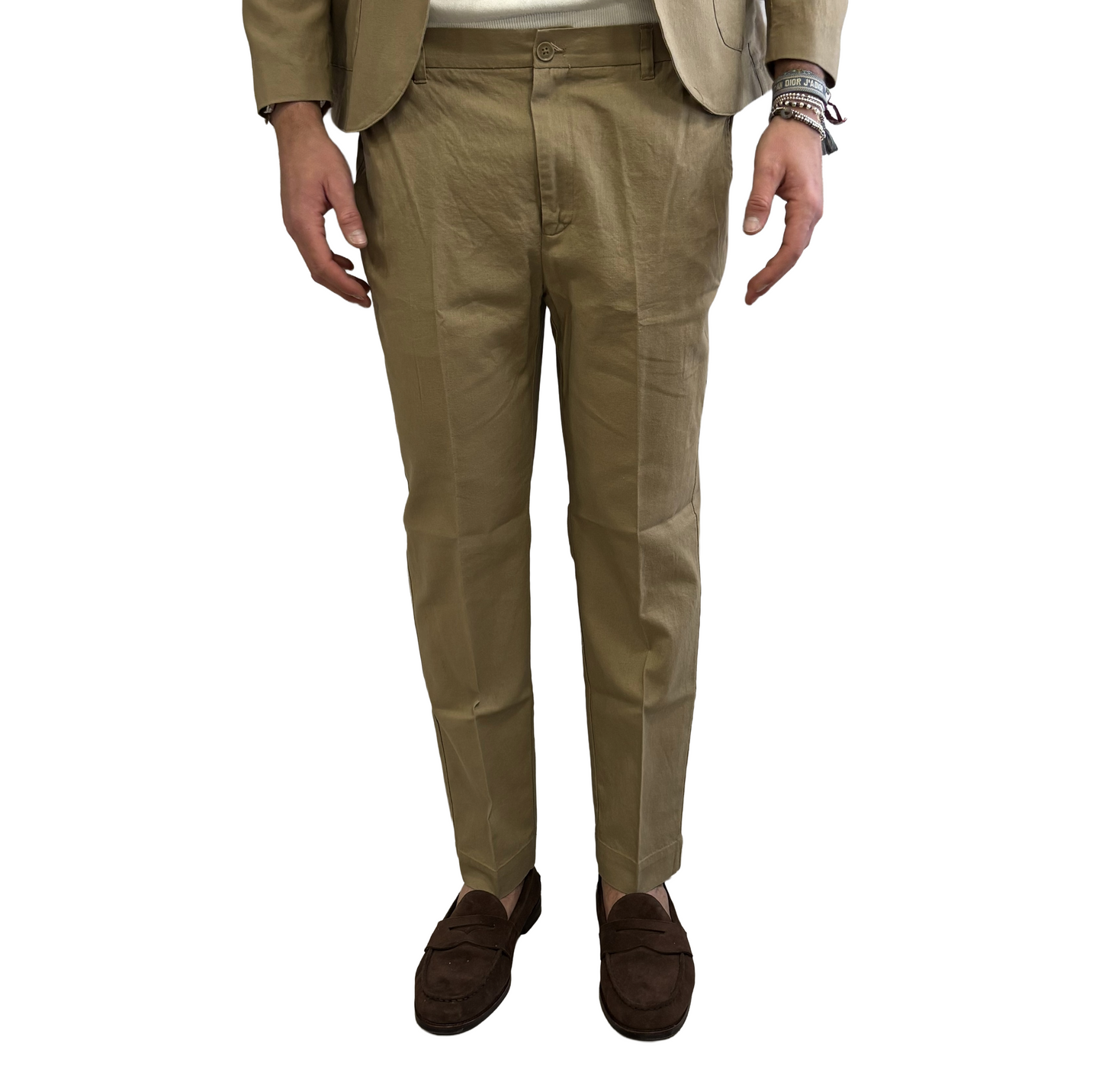 Pantalone lino e cotone