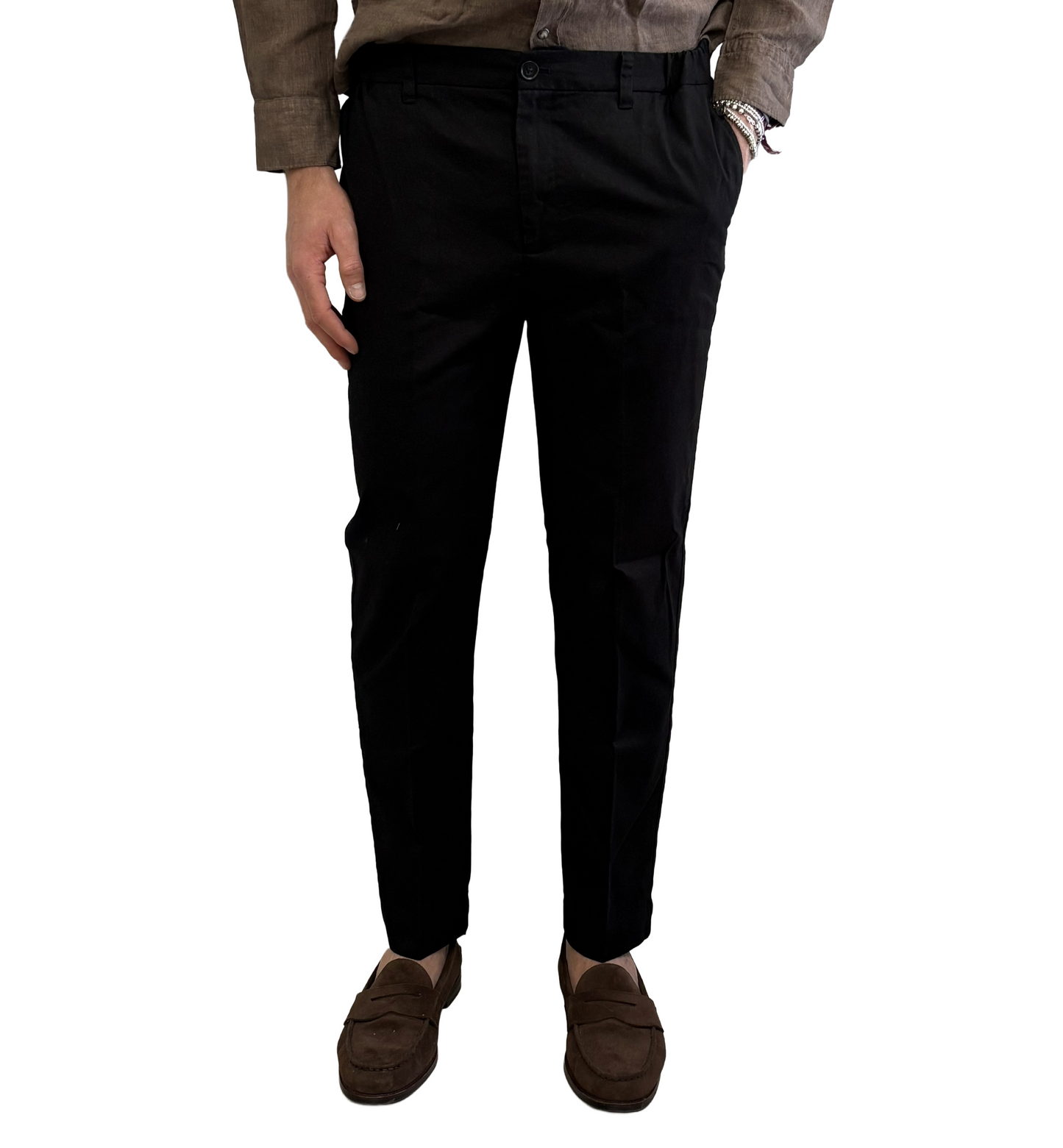 Pantalone lino e cotone