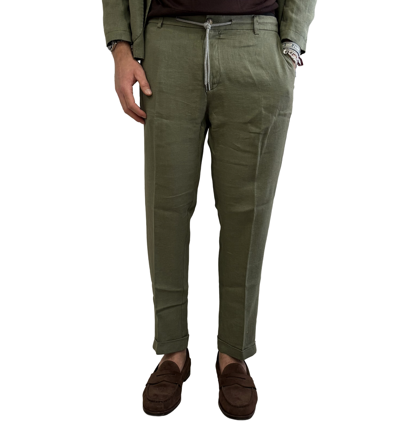Pantalone puro lino Outfit