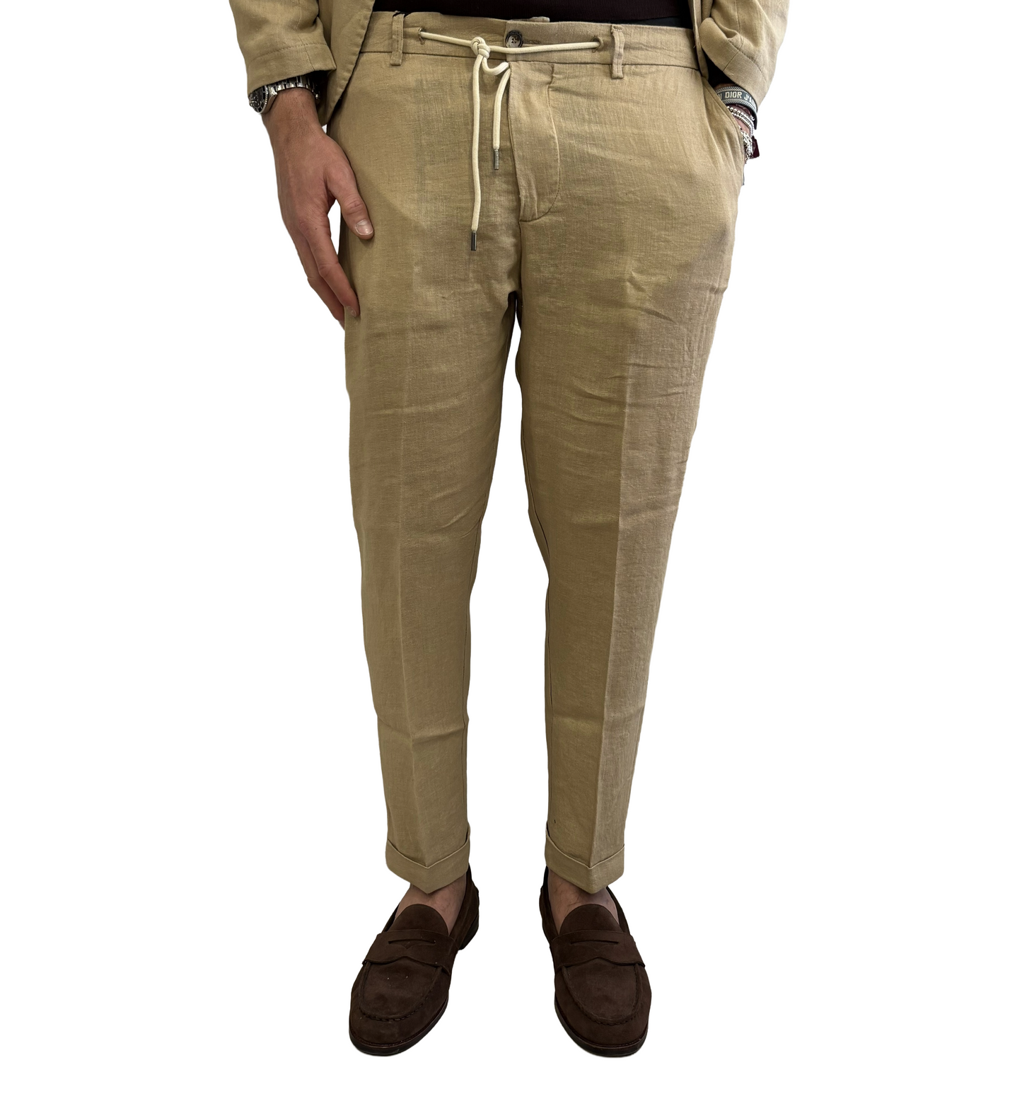 Pantalone puro lino Outfit