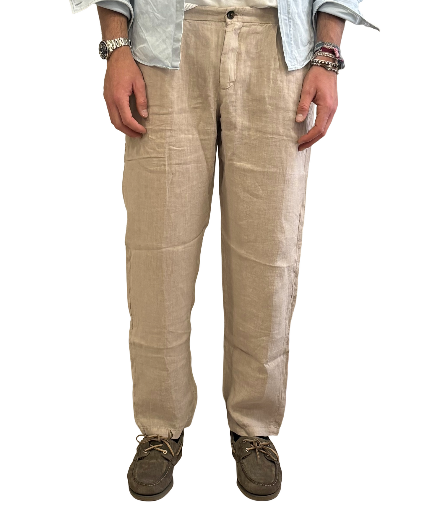 Pantalone puro lino Yan Simmon