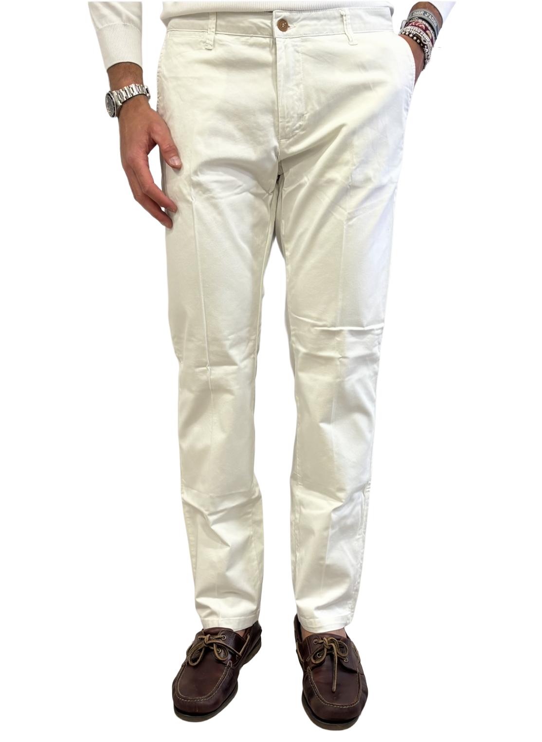 Pantalone scuola nautica regular puro cotone